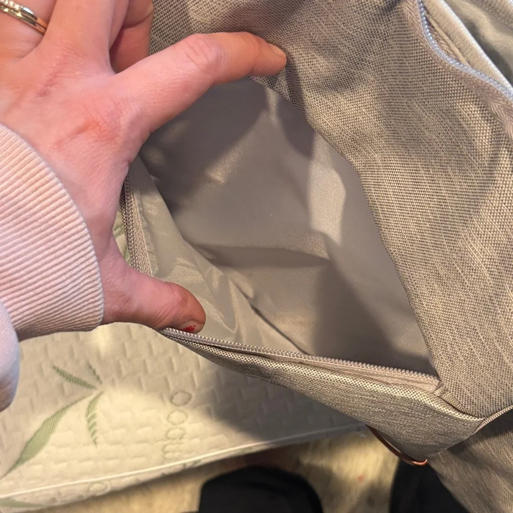 Gray Laptop Sleeve with Front Pocket